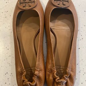 Tory Burch Leather Ballet Flats size 11. Great condition. Non smoker.